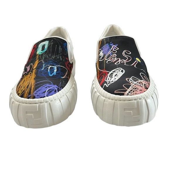 NEW Men’s Fendi x Noel Fielding Force Slip-On Sneaker size 9 UK Limited Edition - Picture 6 of 15